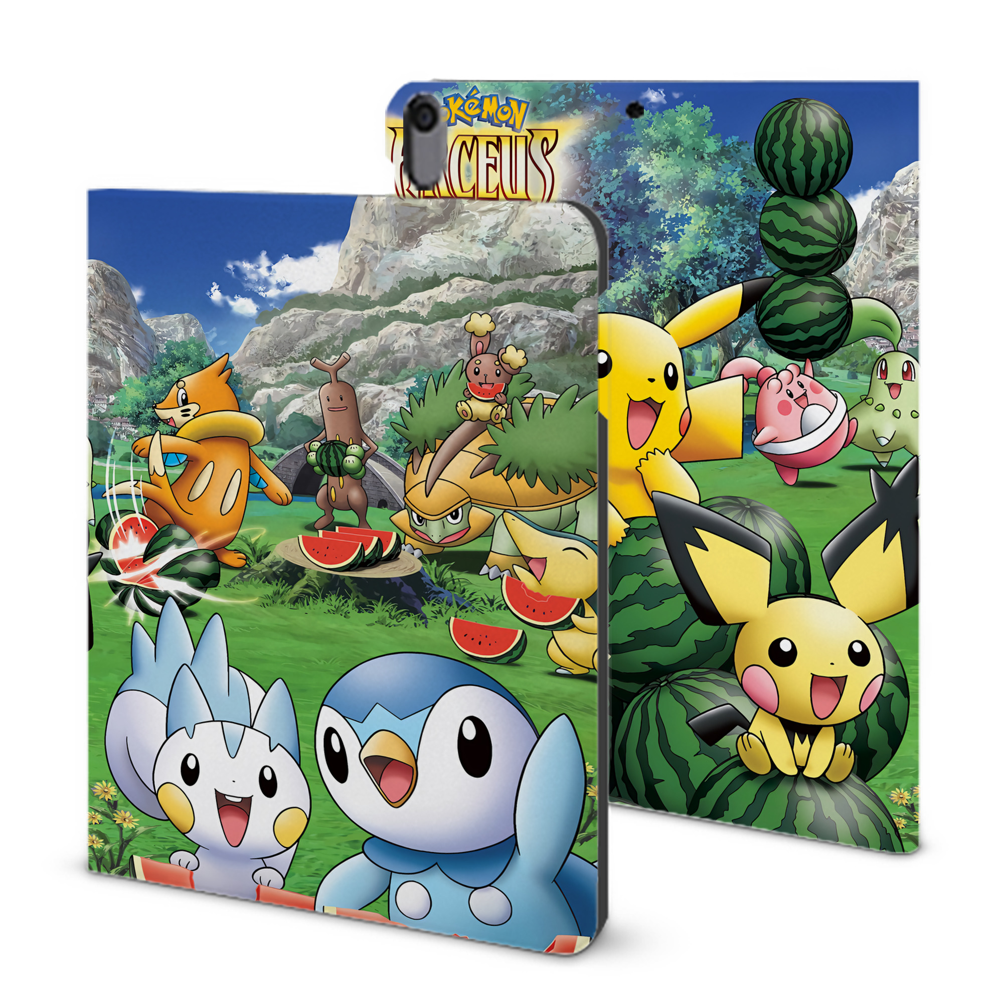 （画像用） ポケットモンスター Pokémon IPad ケース ブック型 PUレザー TPU 耐衝撃 軽量 薄型 ペン収納なし 全面保護 IPad 各モデル対応